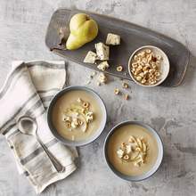 Chilled Fennel and Cauliflower Soup with Pear