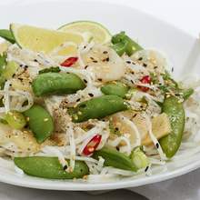 Salade vietnamienne aux pois mange-tout