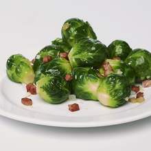 Pan-Fried Brussels Sprouts with Pancetta